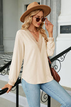 Load image into Gallery viewer, V-Neck Long Sleeve Blouse
