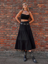 Load image into Gallery viewer, Elastic Waist Midi Skirt
