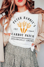 Load image into Gallery viewer, RABBIT&#39;S CARROT PATCH EASTER TEE PLUS SIZE
