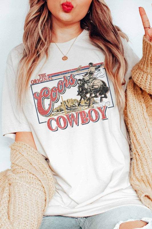 COORS COWBOY GRAPHIC TEE