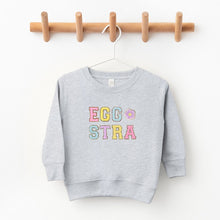 Load image into Gallery viewer, Eggstra Flower Toddler Sweatshirt
