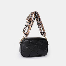 Load image into Gallery viewer, PU Leather Woven Crossbody Bag
