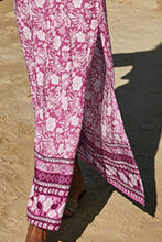Load image into Gallery viewer, Printed Half Sleeve Top and Slit Skirt Set
