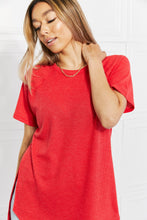 Load image into Gallery viewer, Zenana Full Size Right Away Mélange Mini Waffle Tee
