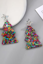 Load image into Gallery viewer, Christmas Tree Acrylic Earrings
