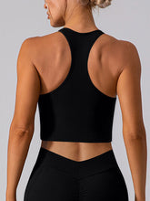 Load image into Gallery viewer, Square Neck Racerback Cropped Tank
