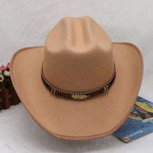 Load image into Gallery viewer, Tied Wide Brim Tweed Hat
