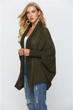 Load image into Gallery viewer, Open Front Batwing Sleeve Cardigan
