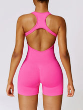 Load image into Gallery viewer, Racerback Cutout Active Romper
