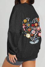 Load image into Gallery viewer, Simply Love Full Size Flower Graphic Sweatshirt
