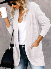 Load image into Gallery viewer, Open Front Long Sleeve Cardigan
