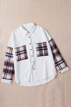 Load image into Gallery viewer, Double Take Color Block Corduroy Dropped Shoulder Jacket
