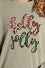 Load image into Gallery viewer, Sequin Round Neck Sweatshirt
