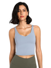 Load image into Gallery viewer, Scoop Neck Wide Strap Active Tank
