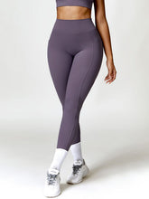 Load image into Gallery viewer, Ruched Pocketed High Waist Active Leggings
