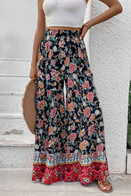 Load image into Gallery viewer, Floral High Waist Palazzo Pants
