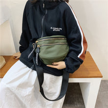 Load image into Gallery viewer, Double Zip Nylon Crossbody Bag
