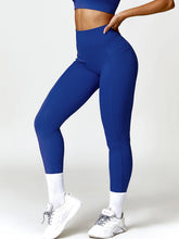 Load image into Gallery viewer, Ruched Pocketed High Waist Active Leggings
