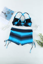 Load image into Gallery viewer, Drawstring Sweetheart Neck Bikini Set
