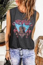 Load image into Gallery viewer, NASHVILLE Graphic Round Neck Tank
