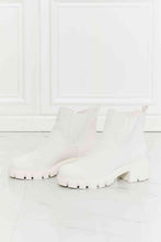 Load image into Gallery viewer, MMShoes Work For It Matte Lug Sole Chelsea Boots in White
