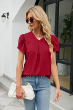 Load image into Gallery viewer, Petal Sleeve V-Neck Top
