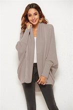 Load image into Gallery viewer, Open Front Batwing Sleeve Cardigan
