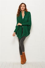 Load image into Gallery viewer, Open Front Batwing Sleeve Cardigan
