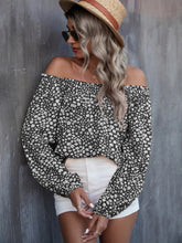 Load image into Gallery viewer, Off-Shoulder Long Sleeve Blouse
