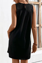 Load image into Gallery viewer, Round Neck Sleeveless Mini Dress
