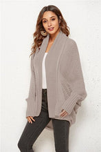 Load image into Gallery viewer, Open Front Batwing Sleeve Cardigan
