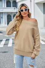 Load image into Gallery viewer, Long Sleeve Ribbed Trim Sweater
