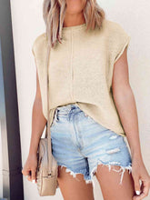 Load image into Gallery viewer, Cap Sleeve Sweater Vest

