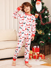 Load image into Gallery viewer, Reindeer Print Top and Pants Set
