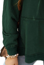 Load image into Gallery viewer, Drawstring Kangaroo Pocket Dropped Shoulder Hoodie
