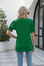 Load image into Gallery viewer, Square Neck Flounce Sleeve Top
