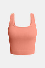 Load image into Gallery viewer, Square Neck Wide Strap Active Tank
