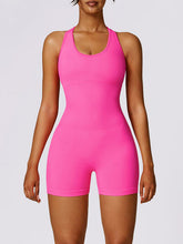 Load image into Gallery viewer, Racerback Cutout Active Romper
