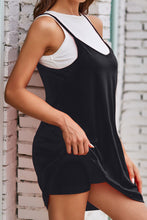Load image into Gallery viewer, Scoop Neck Cami Dress and Shorts Set
