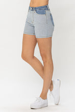 Load image into Gallery viewer, Judy Blue Full Size Color Block Denim Shorts
