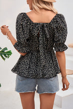 Load image into Gallery viewer, V-Neck Flounce Sleeve Blouse
