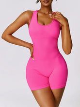 Load image into Gallery viewer, Racerback Cutout Active Romper
