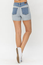 Load image into Gallery viewer, Judy Blue Full Size Color Block Denim Shorts
