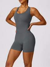 Load image into Gallery viewer, Racerback Cutout Active Romper
