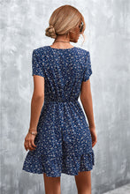 Load image into Gallery viewer, Ditsy Floral V-Neck Short Sleeve Dress
