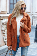 Load image into Gallery viewer, Full Size Lapel Collar Sherpa Coat
