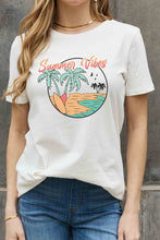 Load image into Gallery viewer, Simply Love Full Size SUMMER VIBES Graphic Cotton Tee
