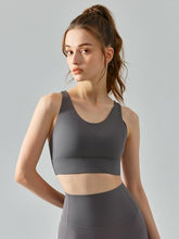 Load image into Gallery viewer, Round Neck Racerback Active Bra
