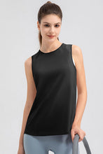 Load image into Gallery viewer, Round Neck Wide strap Active Tank
