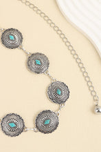 Load image into Gallery viewer, Vintage Turquoise Alloy Belt
